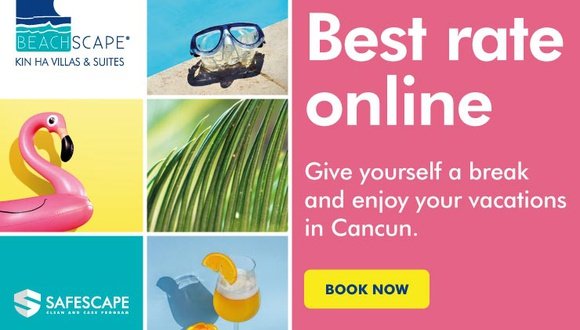 Best rate on line!  Hotel Beachscape Kin Ha - Cancún